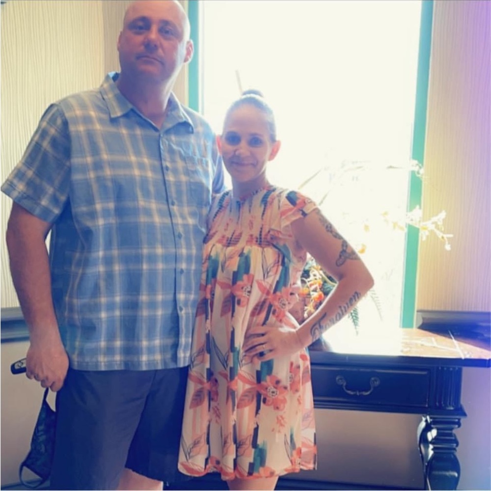 This dress was bought at Disney springs a little tight in the shoulders.
